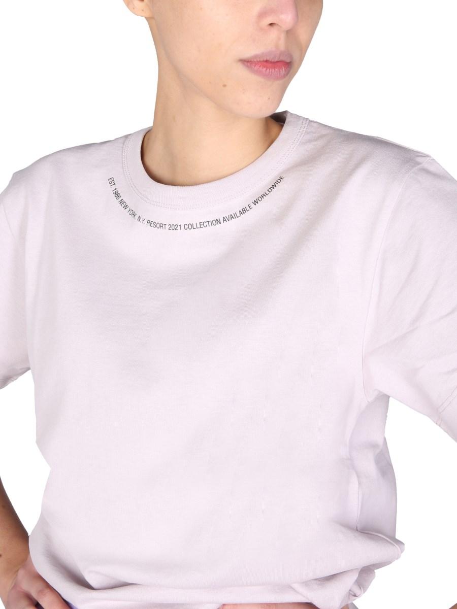 HELMUT LANG T-SHIRT REGULAR FIT IN JERSEY DI COTONE