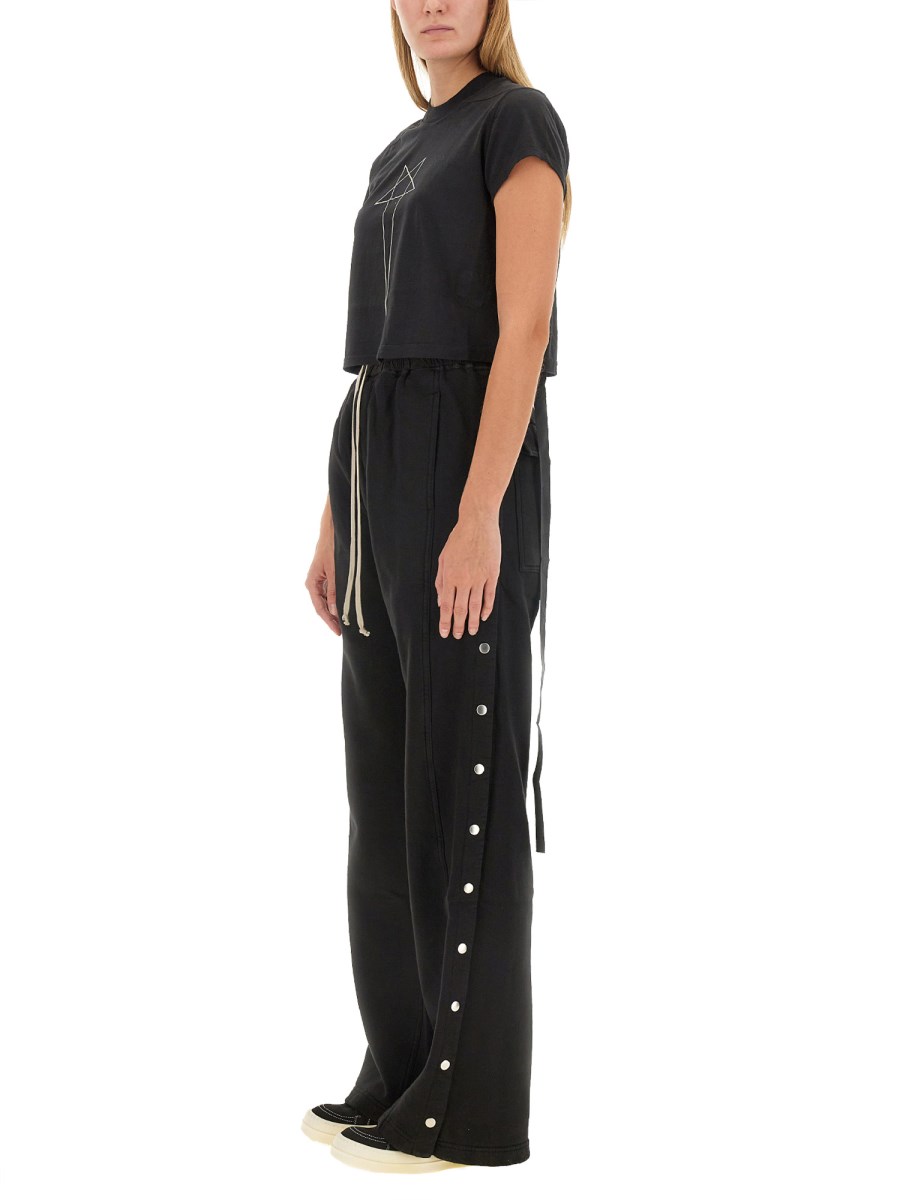 RICK OWENS DRKSHDW T-SHIRT SMALL LEVEL T IN JERSEY DI COTONE