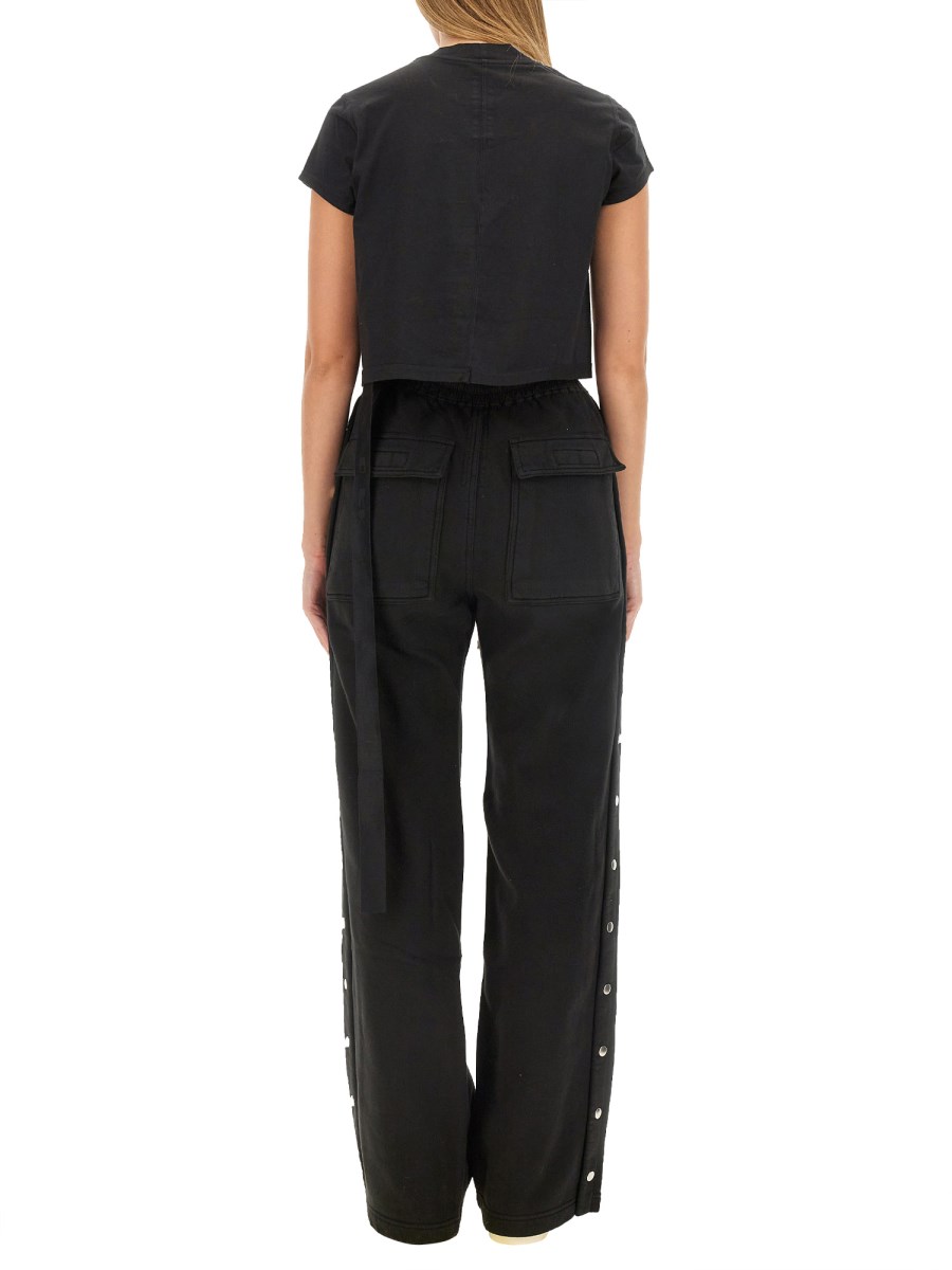 RICK OWENS DRKSHDW T-SHIRT SMALL LEVEL T IN JERSEY DI COTONE