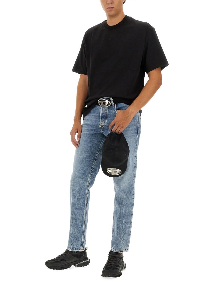 DIESEL T-SHIRT T-BOGGY-MEGOVAL-D IN JERSEY DI COTONE