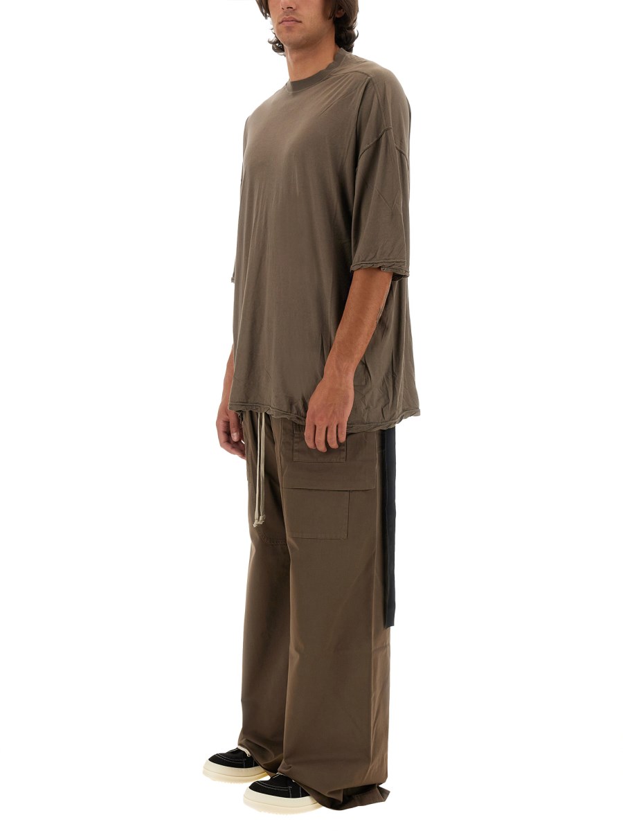 RICK OWENS DRKSHDW T-SHIRT TOMMY IN JERSEY DI COTONE