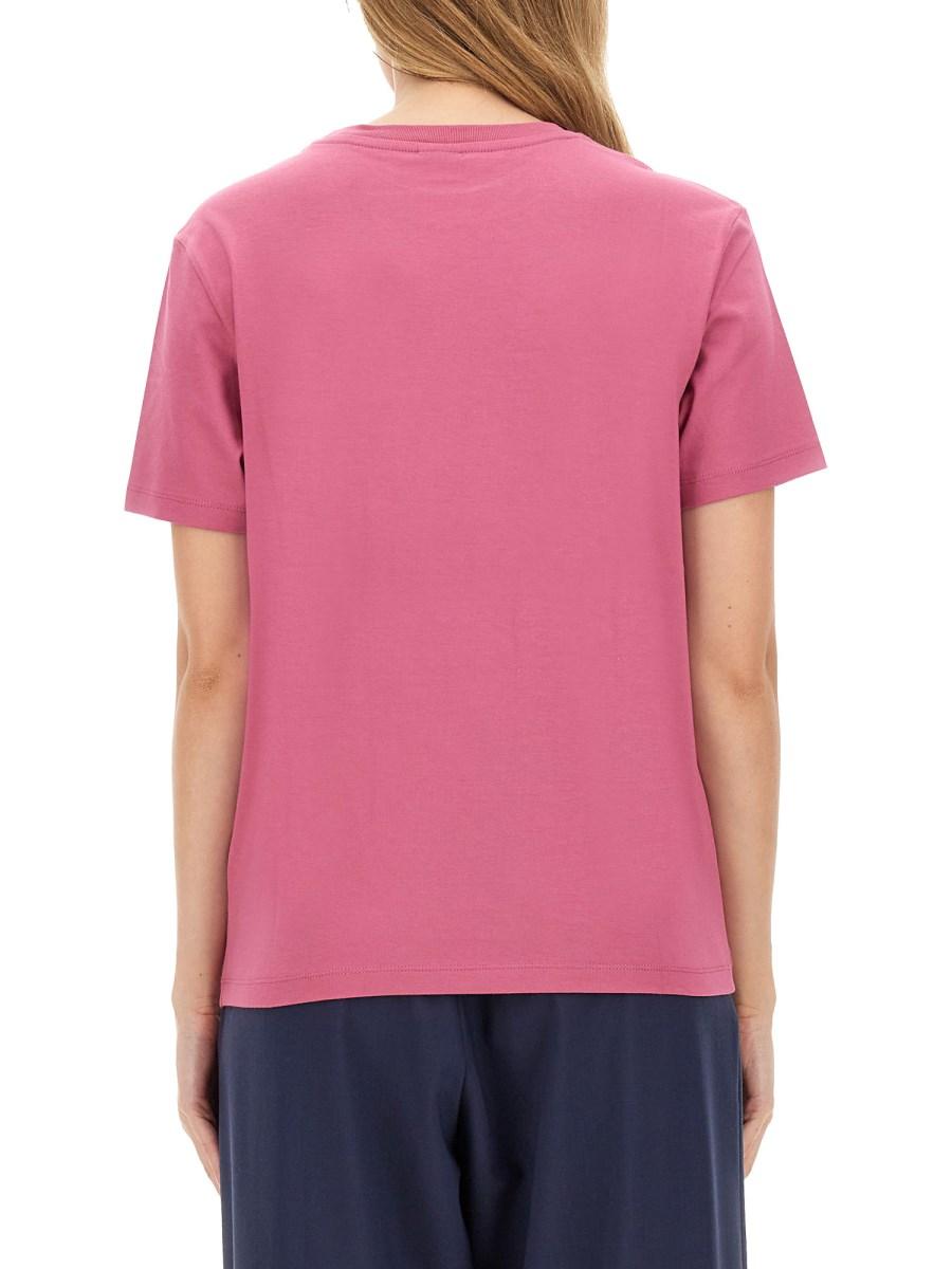 PS BY PAUL SMITH T-SHIRT TRIO FLOWER IN JERSEY DI COTONE