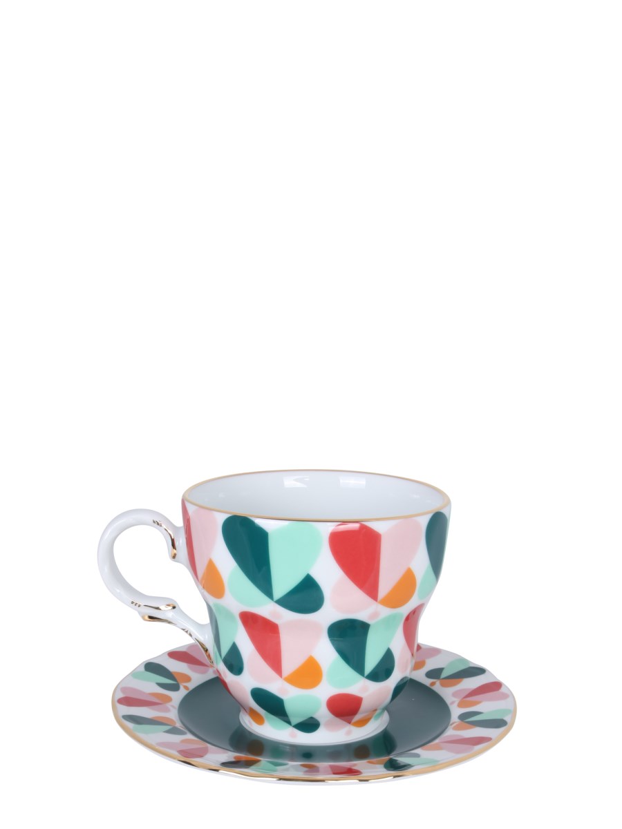 LA DOUBLEJ TAZZA GRANDE DA TEA BIG MAMA CON PIATTINO