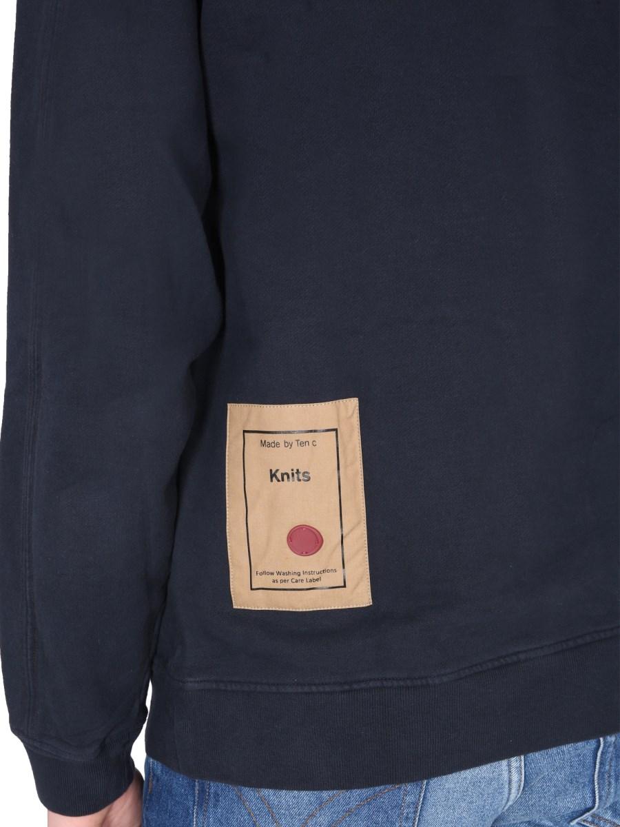 TEN C FELPA IN COTONE