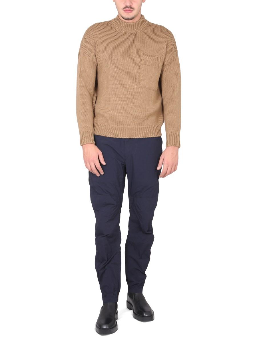 TEN C PANTALONE CON ELASTICO IN VITA