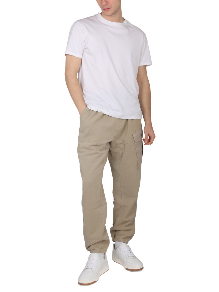 TEN C PANTALONE JOGGER IN FELPA DI COTONE