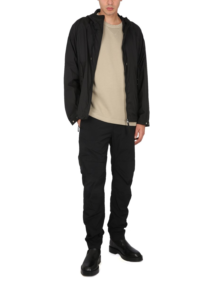 TEN C PARKA SHORT COMBO BONDED IN TESSUTO TECNICO