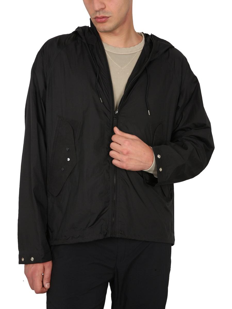 TEN C PARKA SHORT COMBO BONDED IN TESSUTO TECNICO