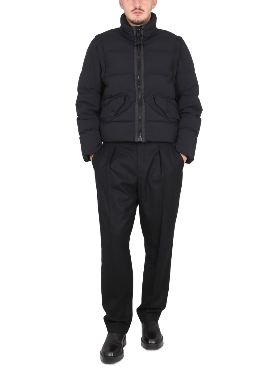 TEN C PIUMINO CON MANICHE REMOVIBILI IN NYLON