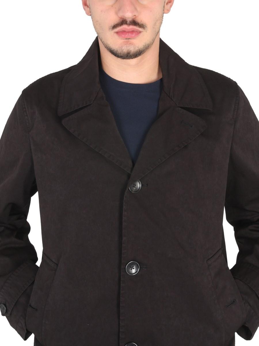 TEN C TRENCH MONOPETTO CON BOTTONI