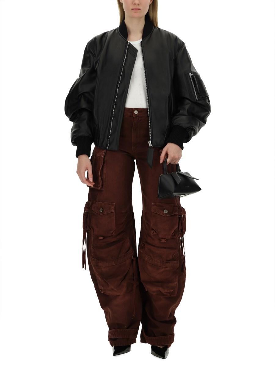 THE ATTICO BOMBER "ANJA" IN PELLE