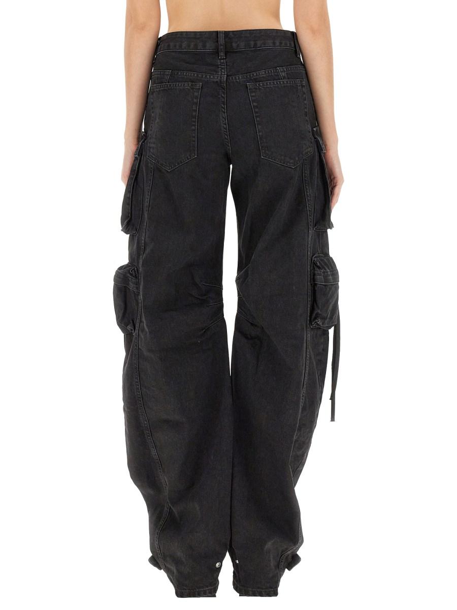 THE ATTICO PANTALONE LUNGO FERN IN COTONE