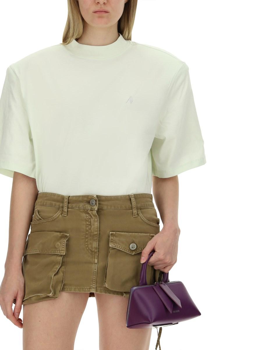 THE ATTICO T-SHIRT "KILLIE" IN JERSEY DI COTONE