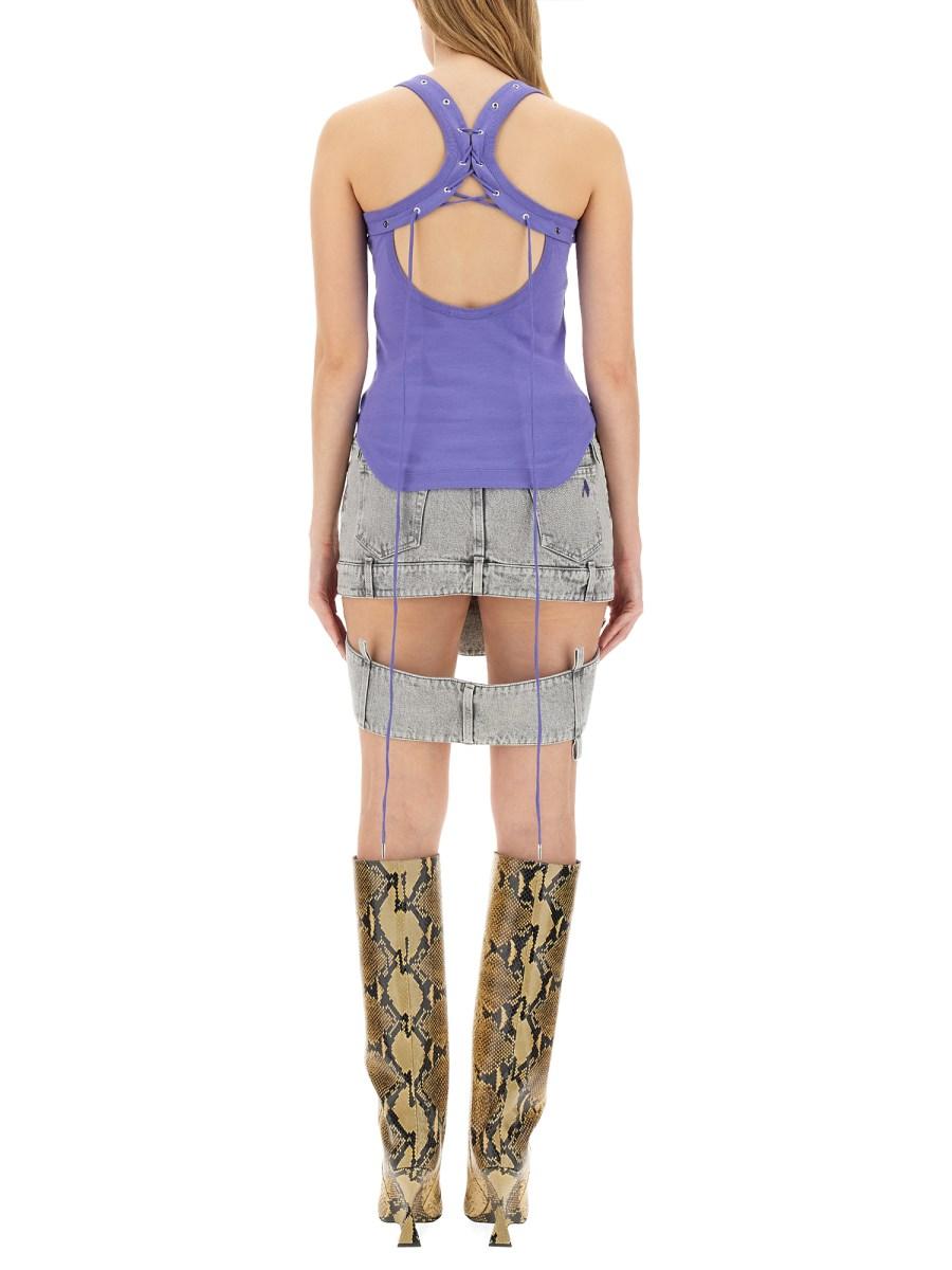 THE ATTICO TOP CON LOGO