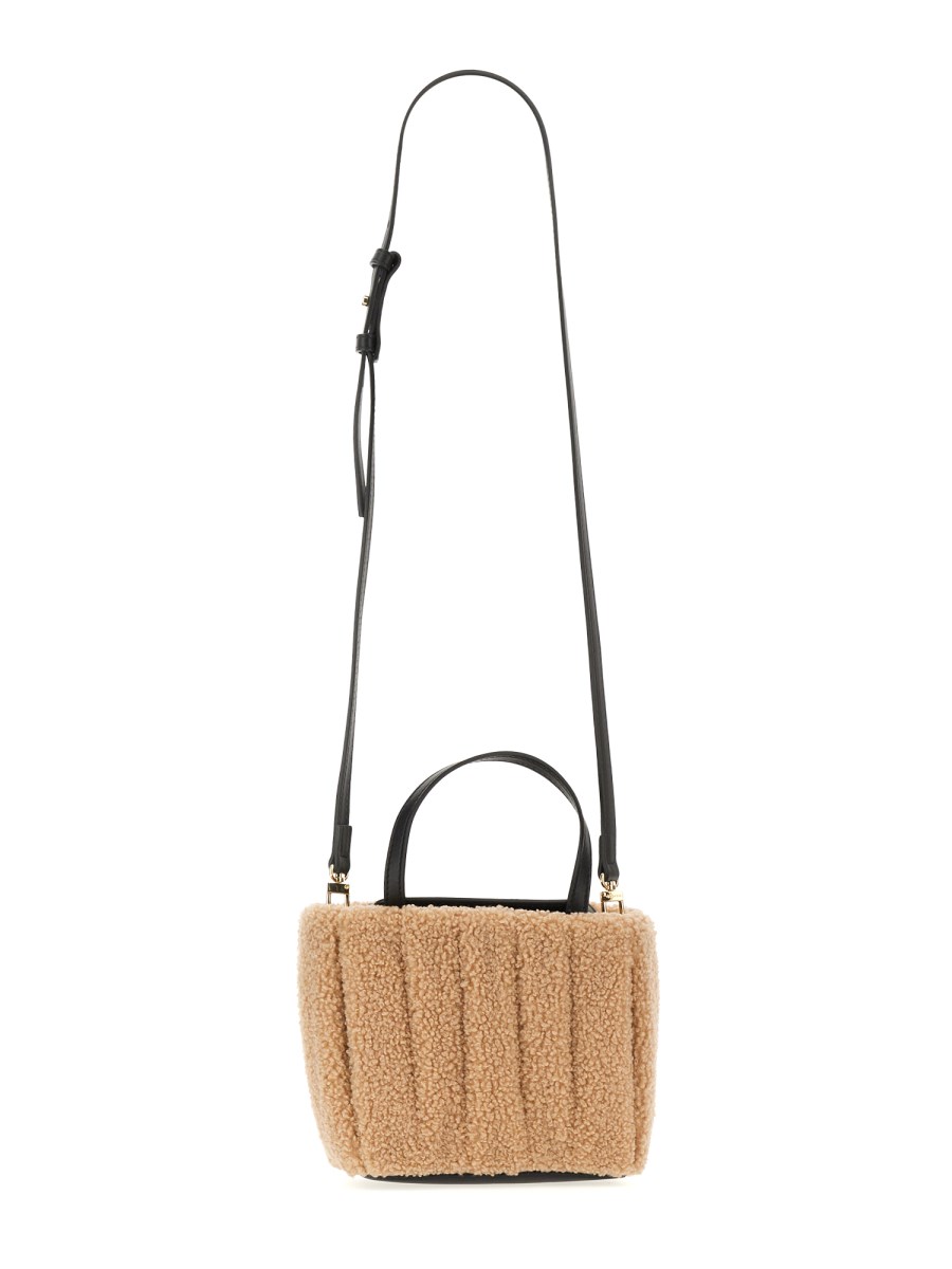 THEMOIRÈ BORSA TOTE "ARIA" IN TESSUTO RE-FUR