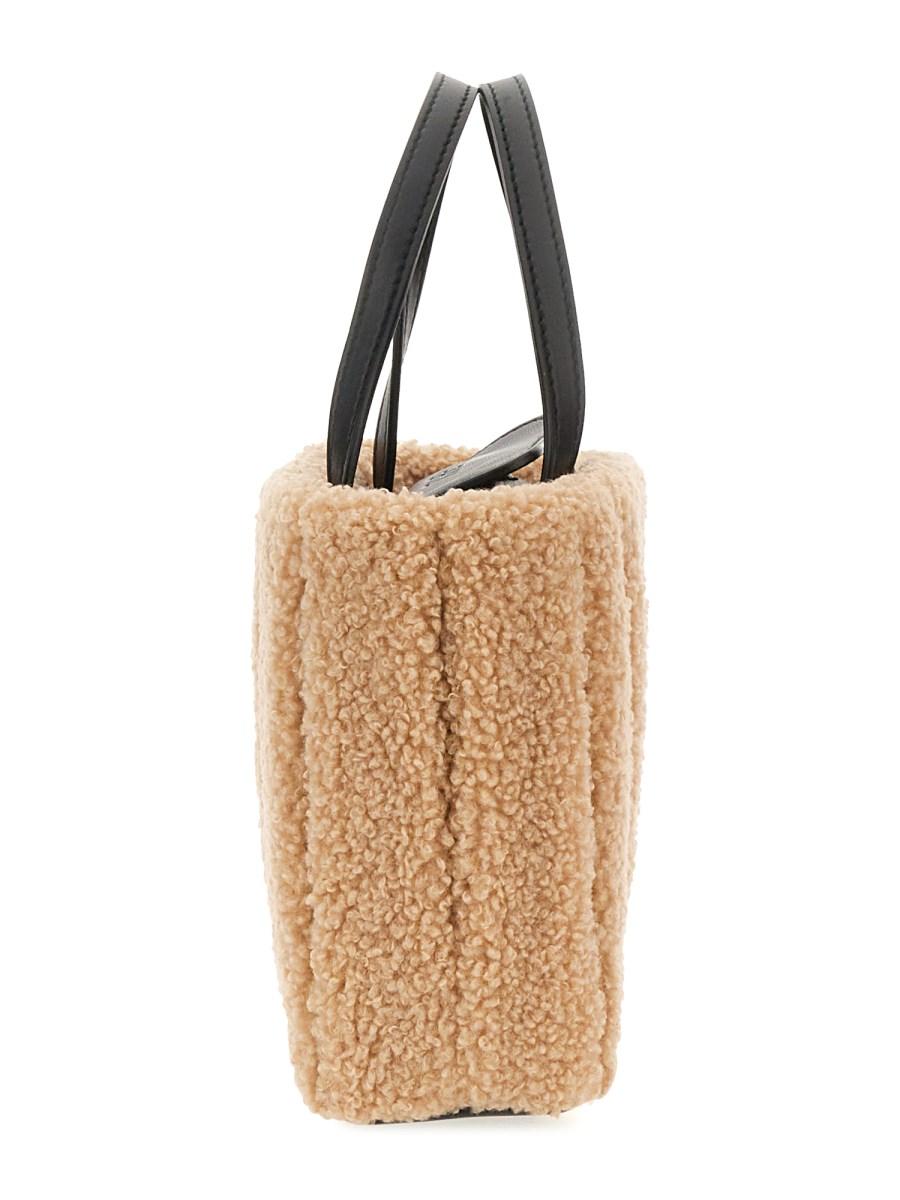 THEMOIRÈ BORSA TOTE "ARIA" IN TESSUTO RE-FUR