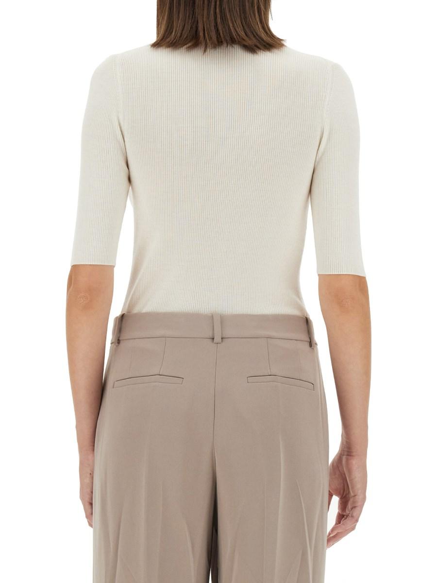 THEORY MAGLIA IN LANA CON COLLO ALTO