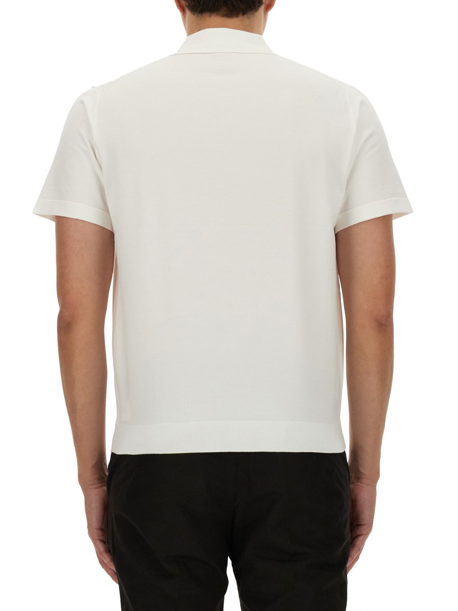 THEORY POLO REGULAR FIT IN MAGLIA DI VISCOSA