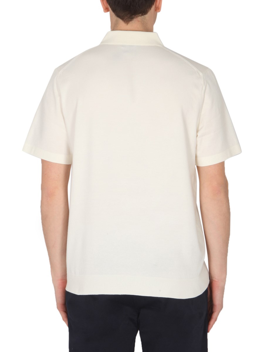 THEORY POLO REGULAR FIT IN MISTO VISCOSA