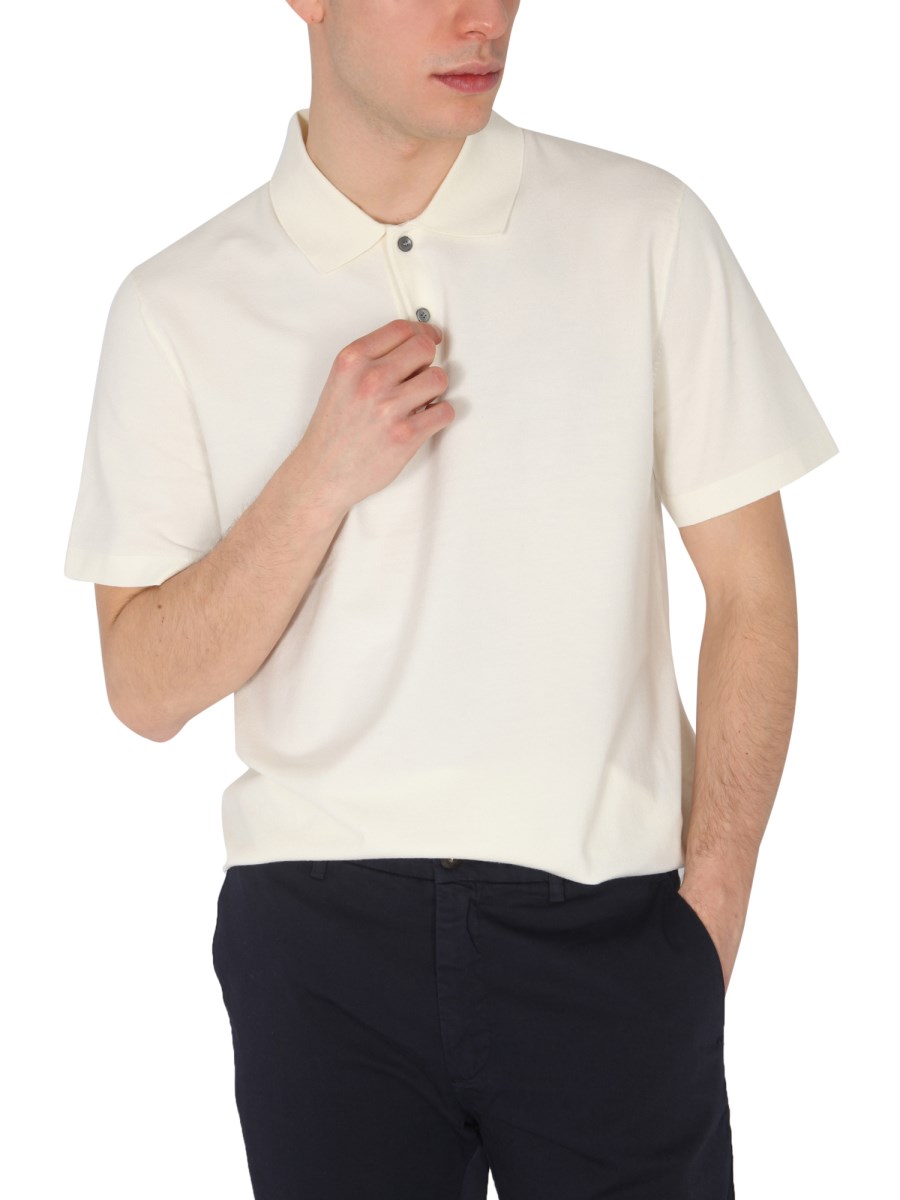 THEORY POLO REGULAR FIT IN MISTO VISCOSA