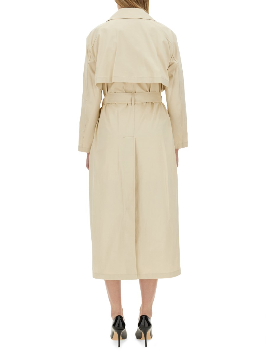 THEORY TRENCH A PORTAFOGLIO IN COTONE