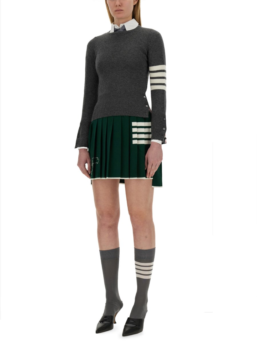 THOM BROWNE CAMICIA CON LOGO