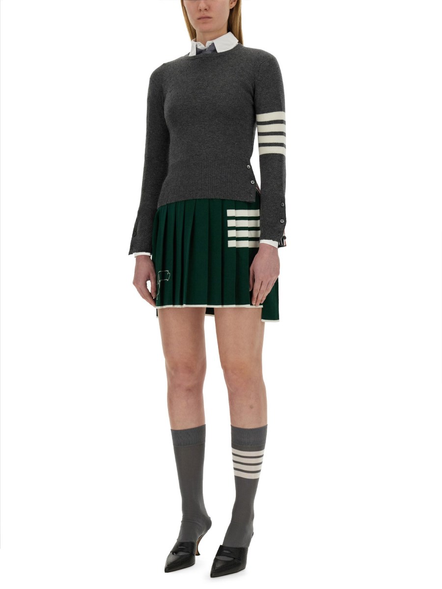 THOM BROWNE CAMICIA CON LOGO