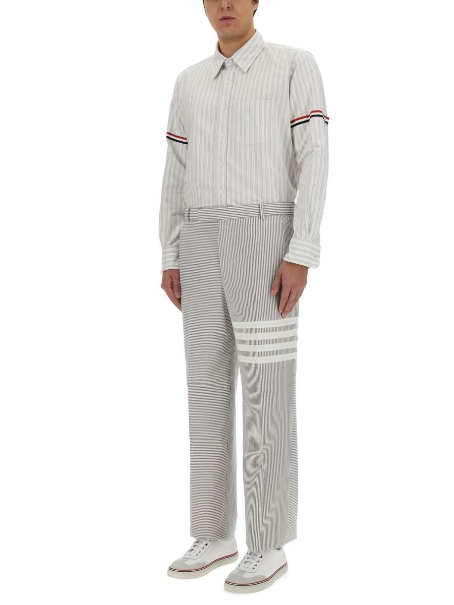 THOM BROWNE CAMICIA STRAIGHT FIT