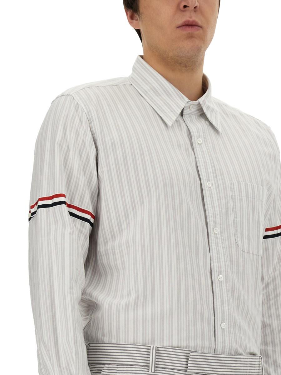 THOM BROWNE CAMICIA STRAIGHT FIT