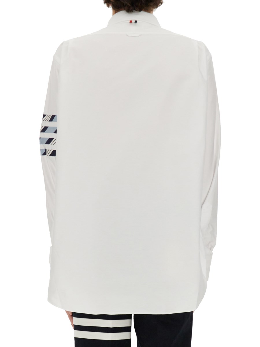 THOM BROWNE CAMICIA STRAIGHT FIT