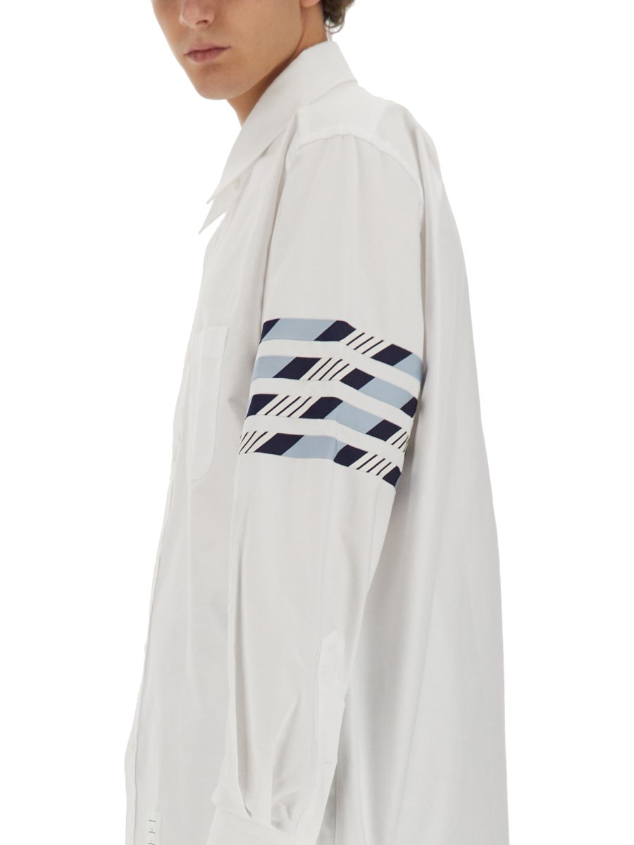 THOM BROWNE CAMICIA STRAIGHT FIT