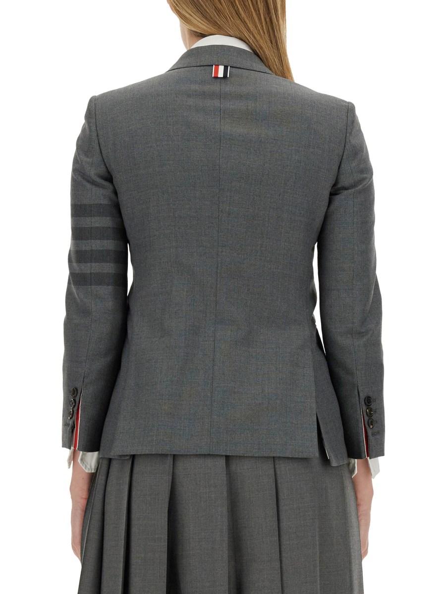 THOM BROWNE CAPPOTTO SPORTIVO CLASSICO IN TWILL