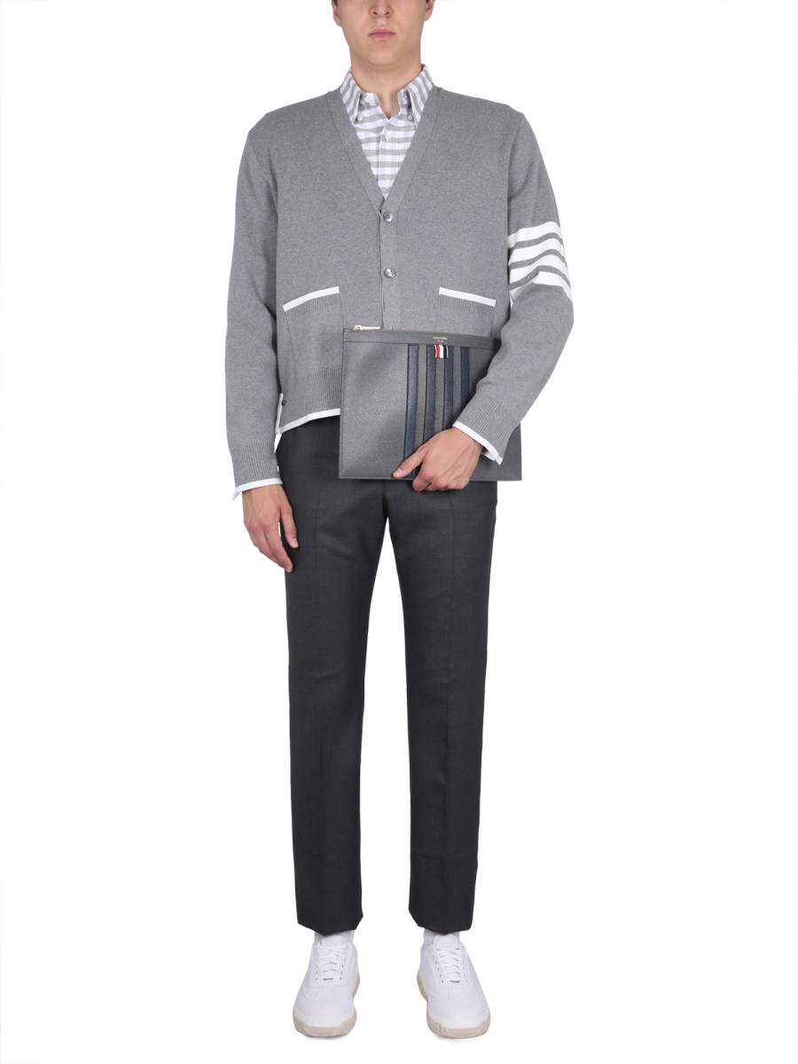 THOM BROWNE CARDIGAN 4BAR STRIPE
