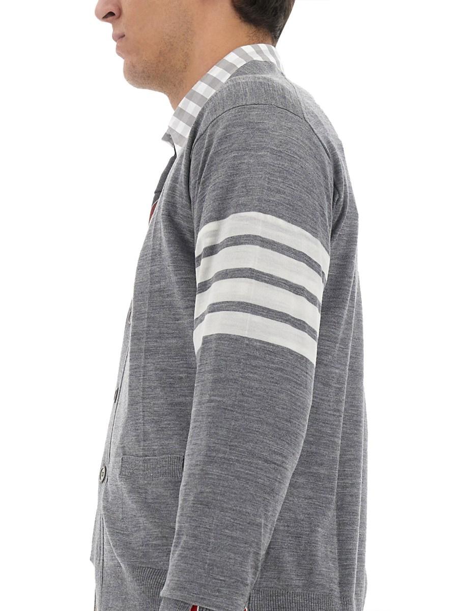 THOM BROWNE CARDIGAN 4BAR STRIPE