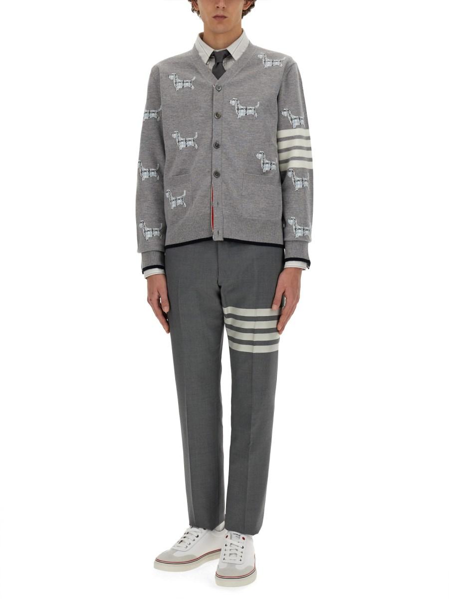 THOM BROWNE CARDIGAN IN LANA