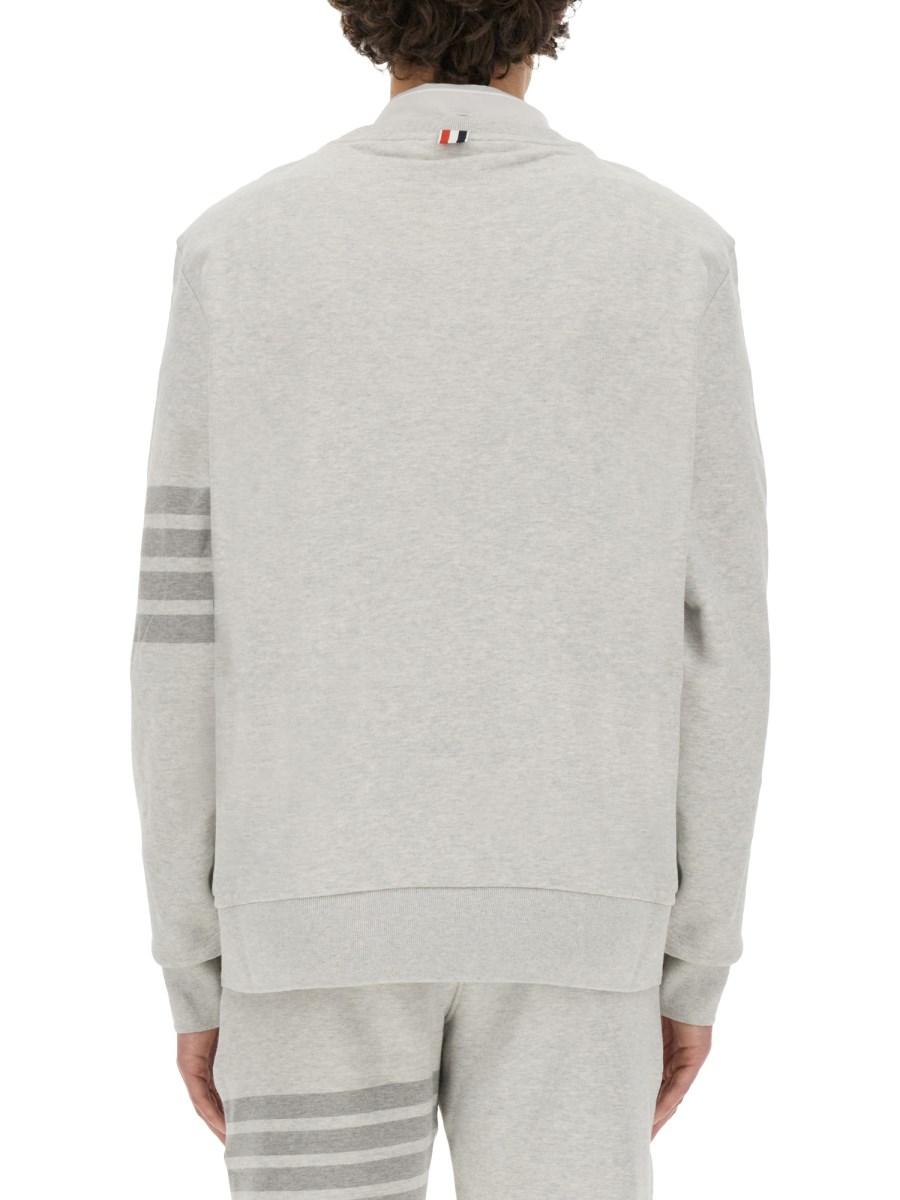 THOM BROWNE FELPA 4BAR IN COTONE
