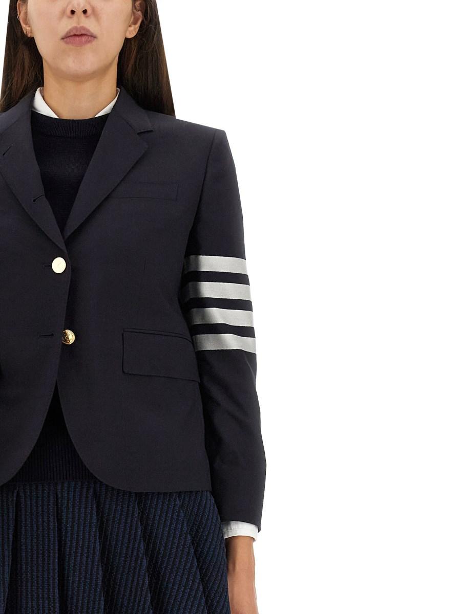 THOM BROWNE GIACCA 4BAR IN LANA