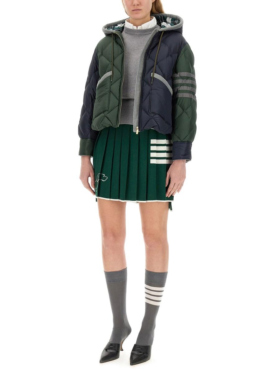 THOM BROWNE GONNA MINI PLISSETTATA