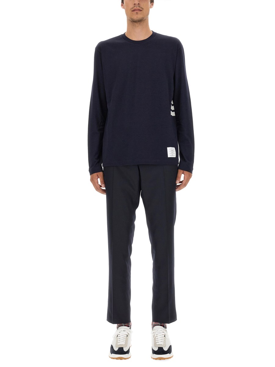 THOM BROWNE MAGLIA 4BAR IN LANA