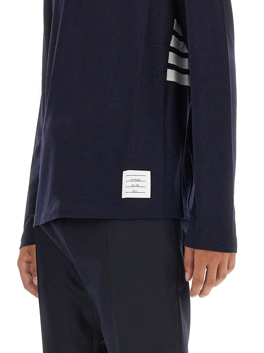 THOM BROWNE MAGLIA 4BAR IN LANA