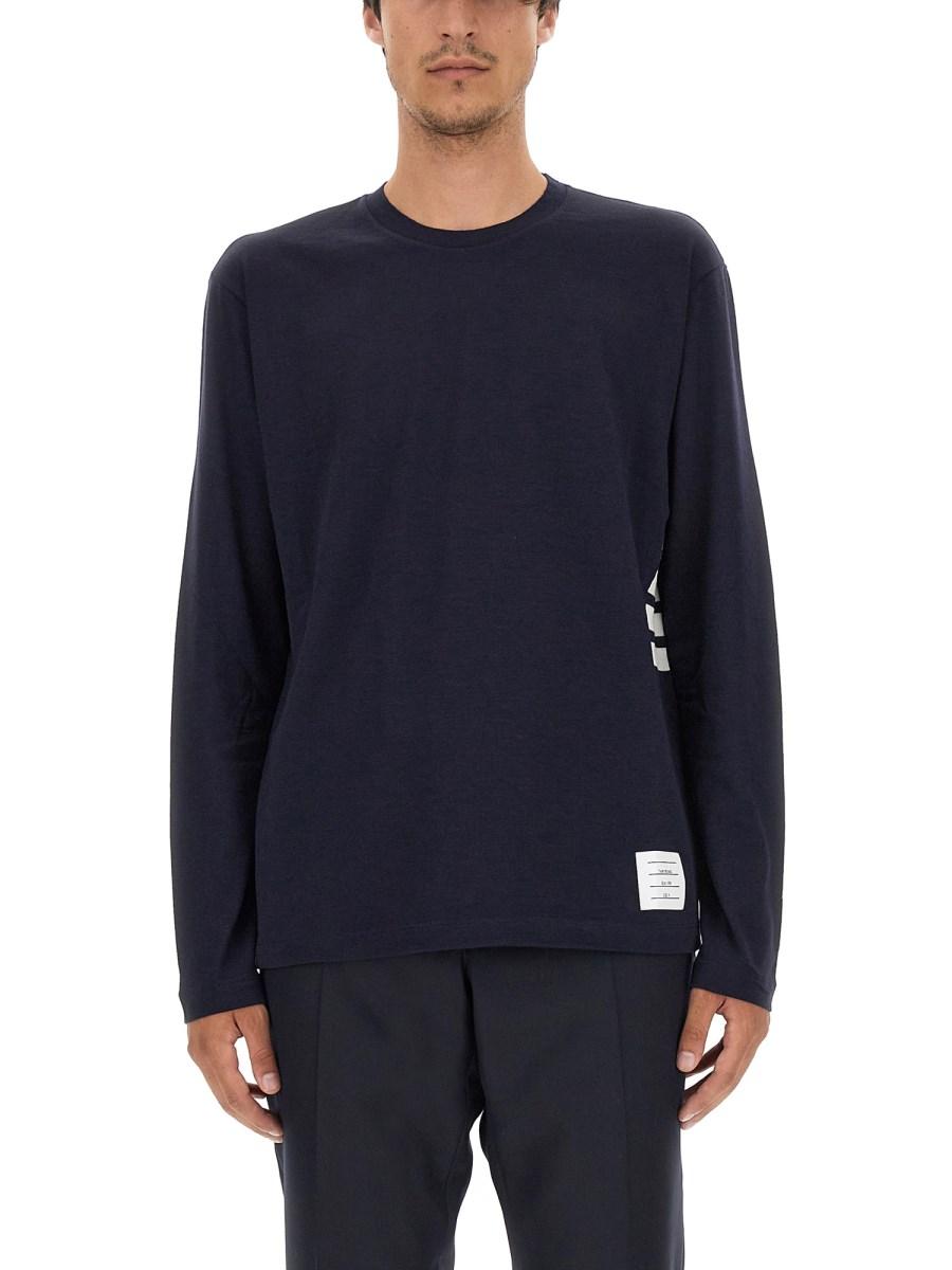 THOM BROWNE MAGLIA 4BAR IN LANA