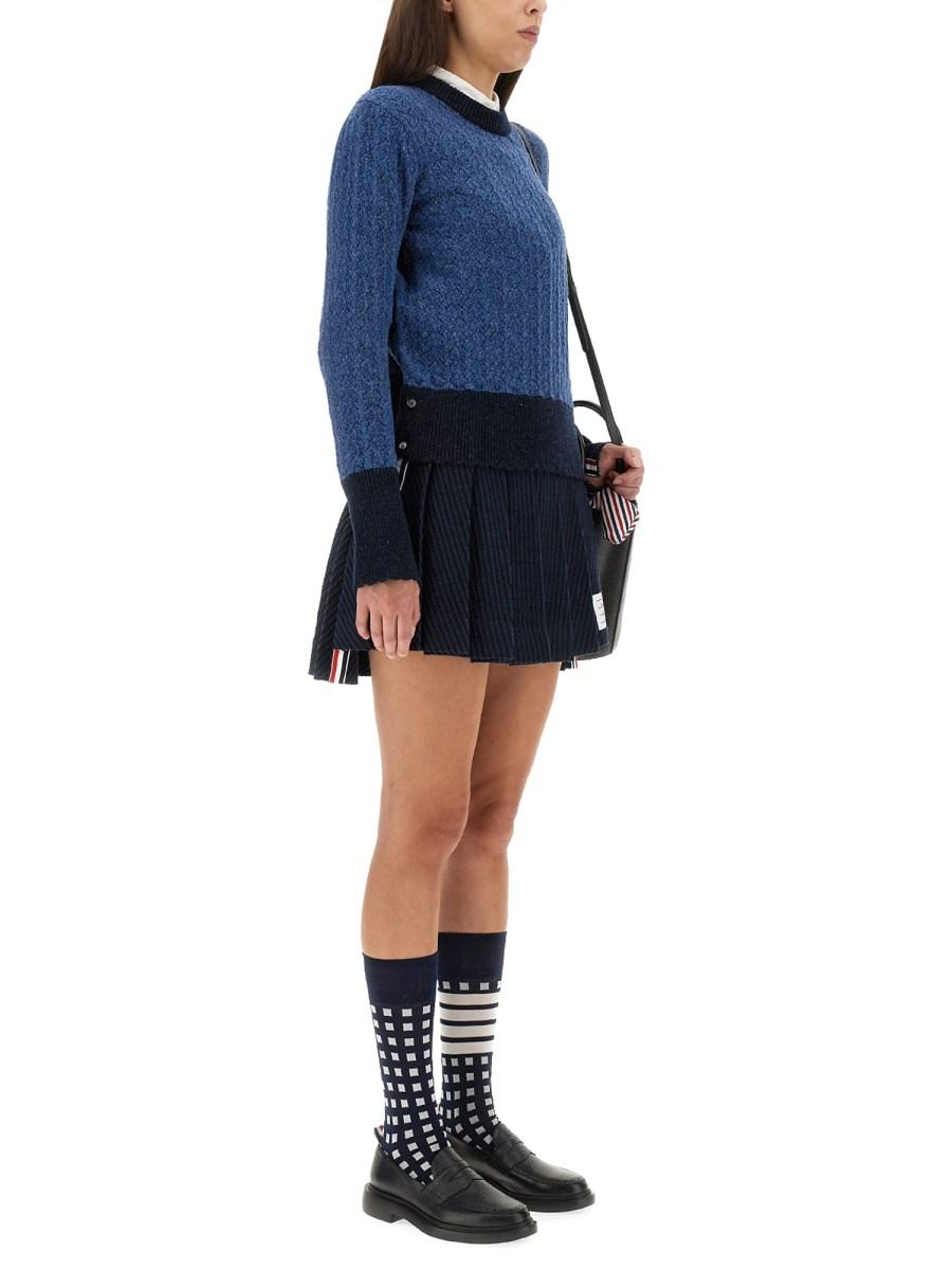THOM BROWNE MAGLIA 4BAR STRIPE