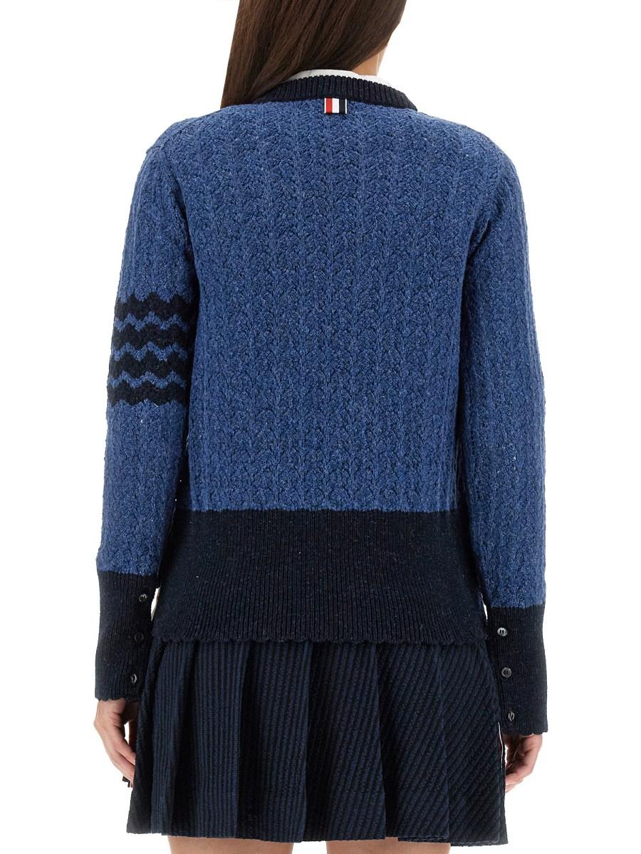 THOM BROWNE MAGLIA 4BAR STRIPE