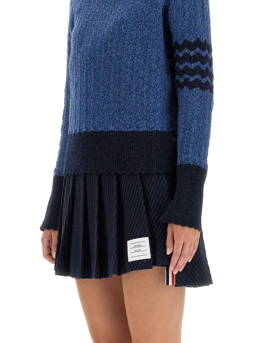 THOM BROWNE MAGLIA 4BAR STRIPE