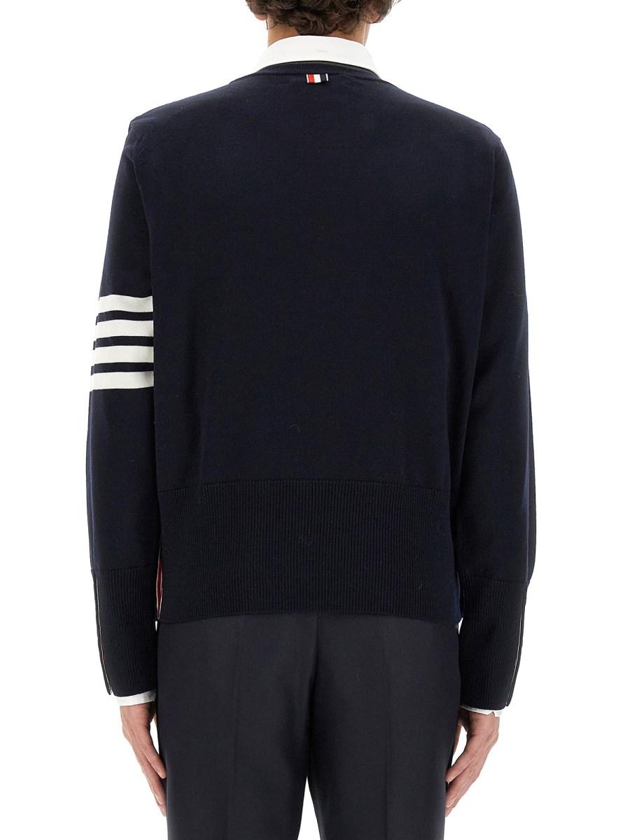 THOM BROWNE MAGLIA "HECTOR" IN LANA MERINO