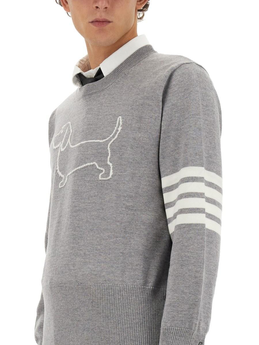 THOM BROWNE MAGLIA HECTOR IN LANA MERINO