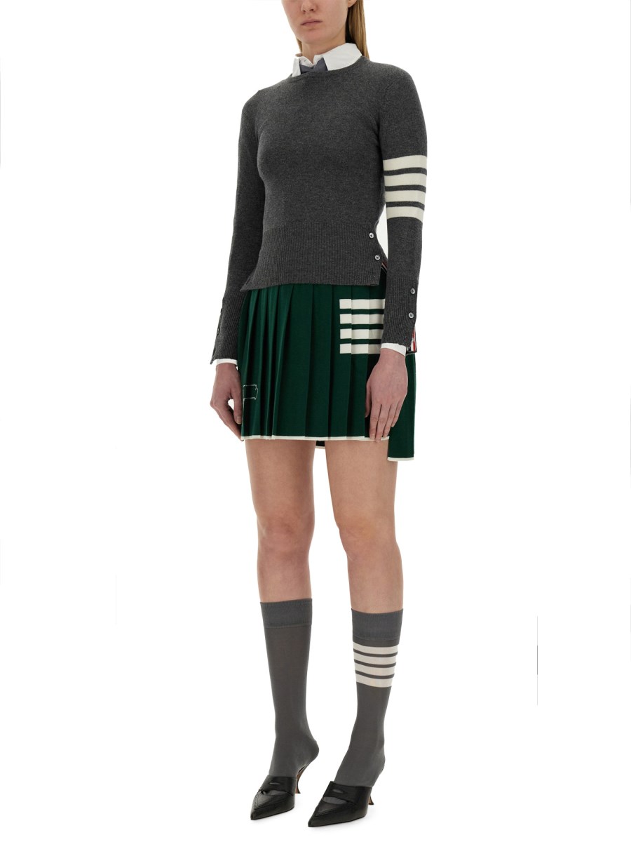 THOM BROWNE MAGLIA IN CASHMERE