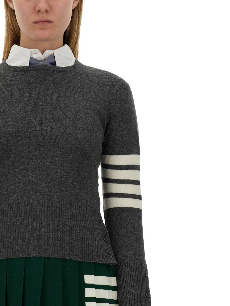 THOM BROWNE MAGLIA IN CASHMERE