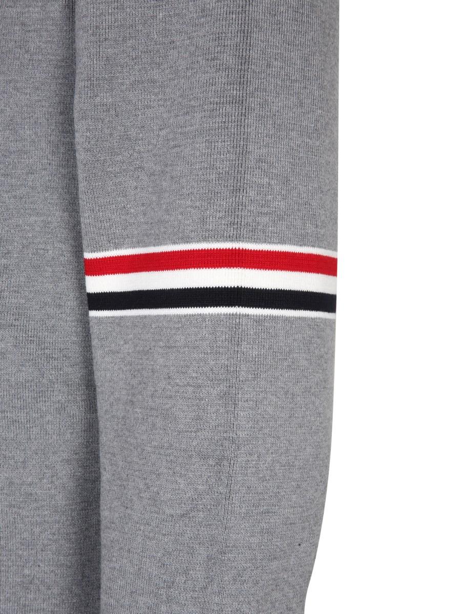 THOM BROWNE MAGLIA IN COTONE