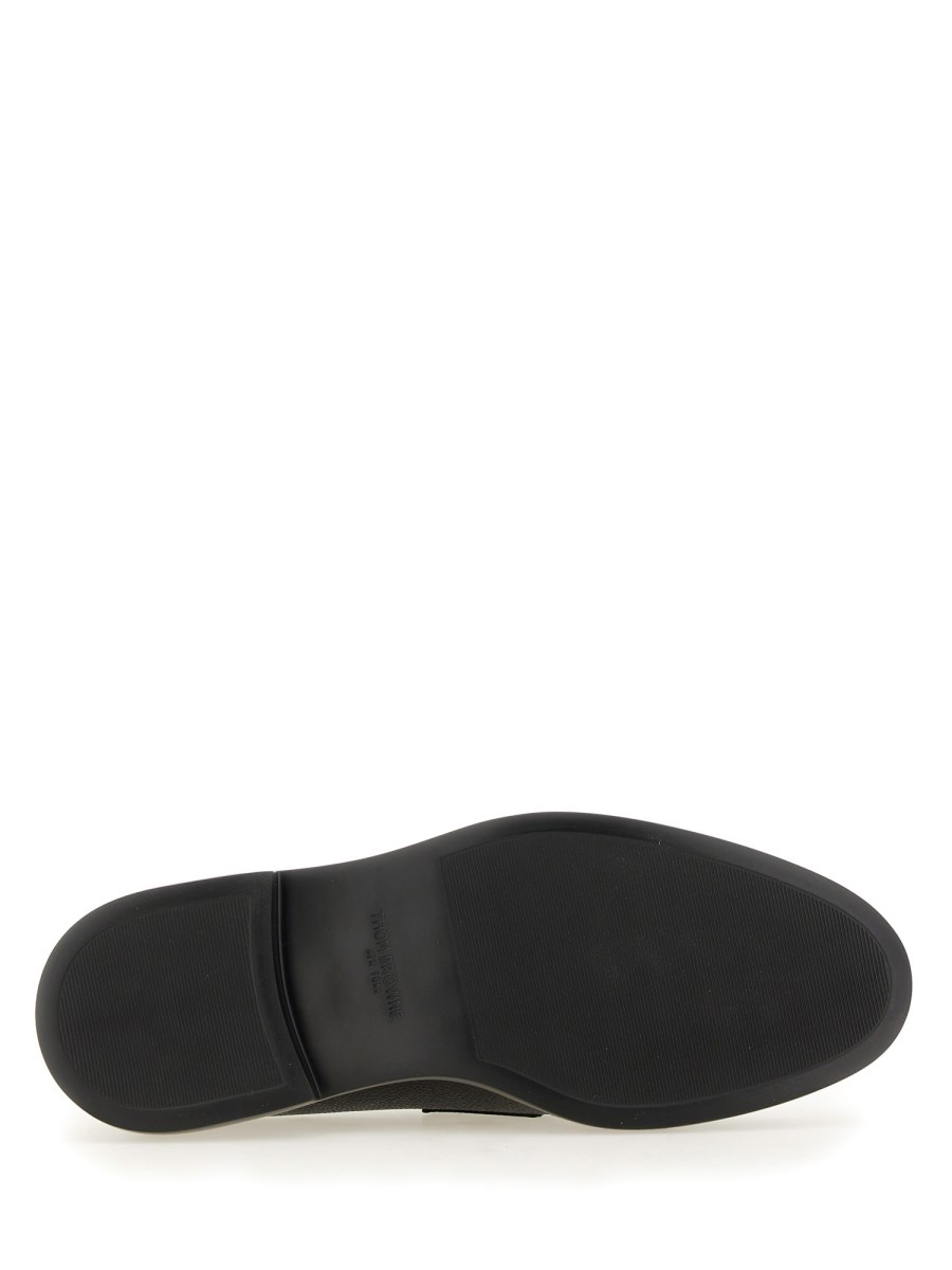THOM BROWNE MOCASSINO PENNY IN PELLE PEBBLE GRAIN